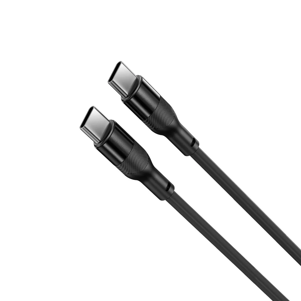 Ksix Câble USB-C - 1 m - Noir