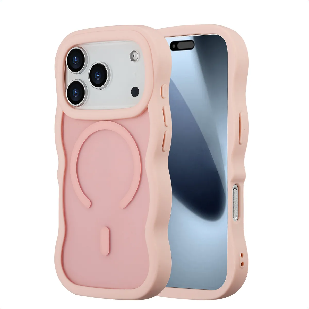 Selencia Rose Coque Wavy Avec Magsafe Apple Iphone 17 Pro