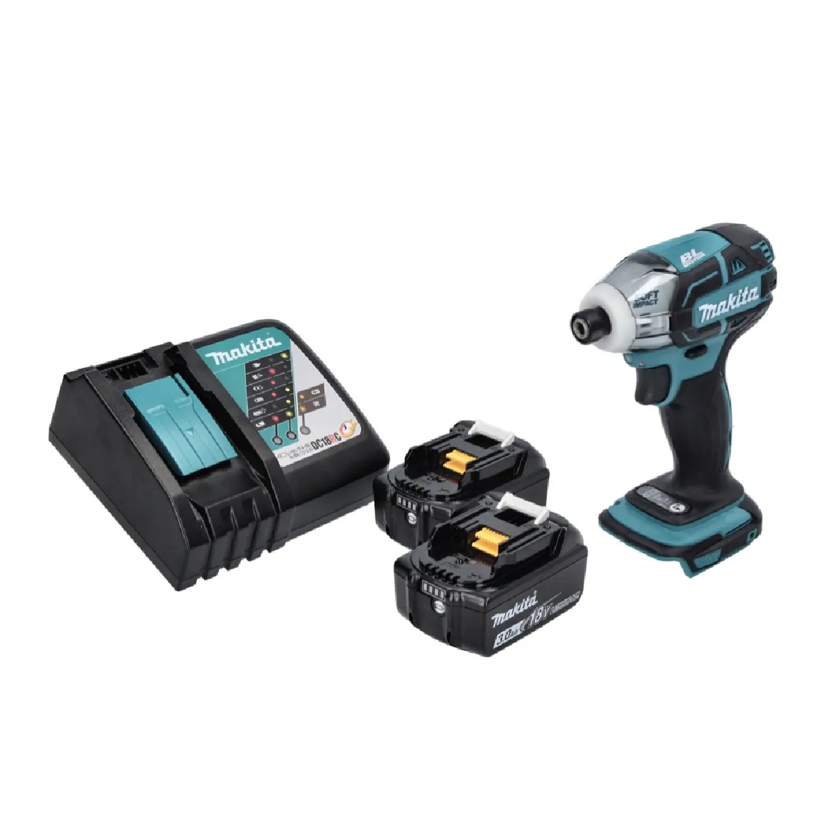 Makita DTS141RF Visseuse oléopneumatique sans fil 40Nm 14 Brushless 18V + 2x Batteries 3 0Ah + Chargeur - vue 2