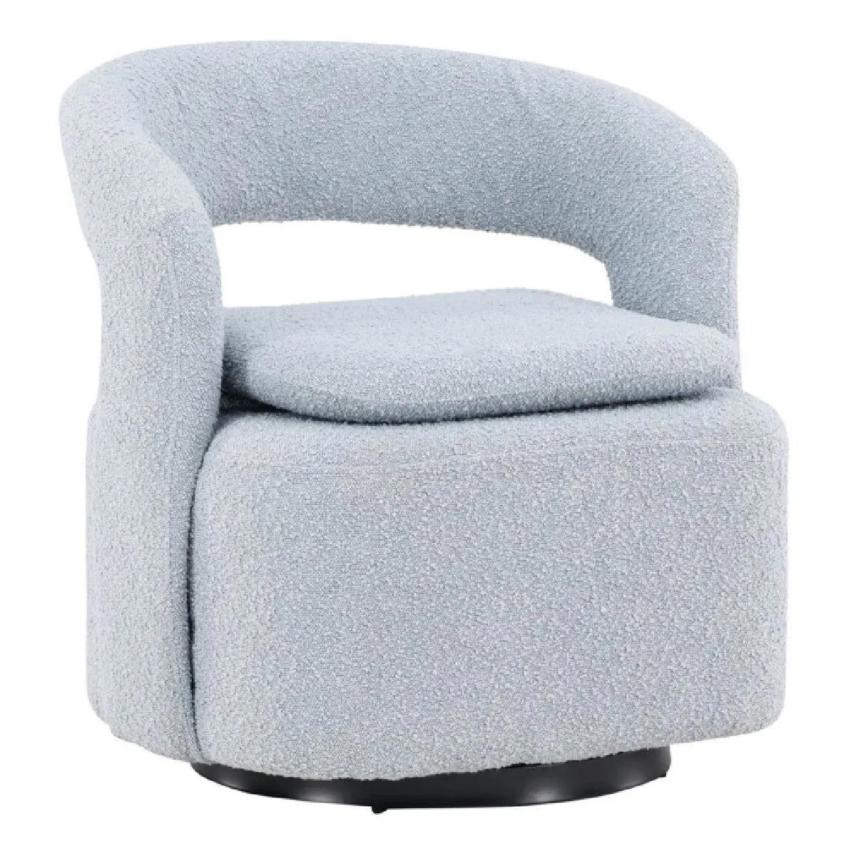 Paris Prix Bleu/Clair Fauteuil Design Bouclette