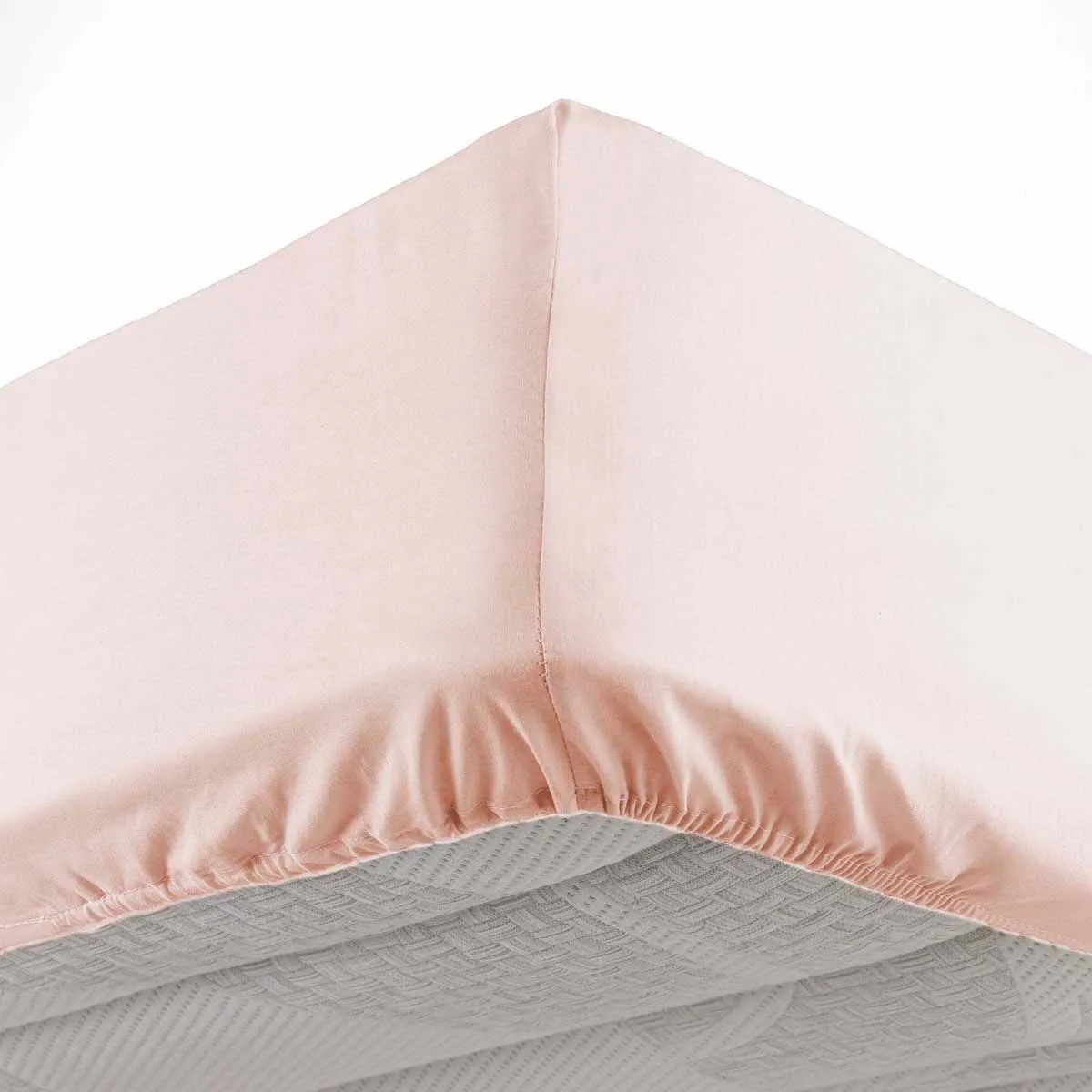 DOUCEUR D INTERIEUR Drap Housse Microfibre Oscar 140x190cm Nude