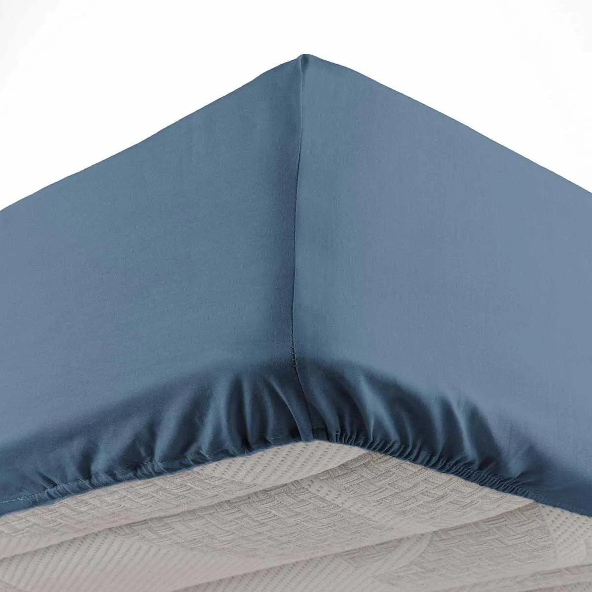DOUCEUR D INTERIEUR Drap Housse Microfibre Oscar 140x190cm Bleu