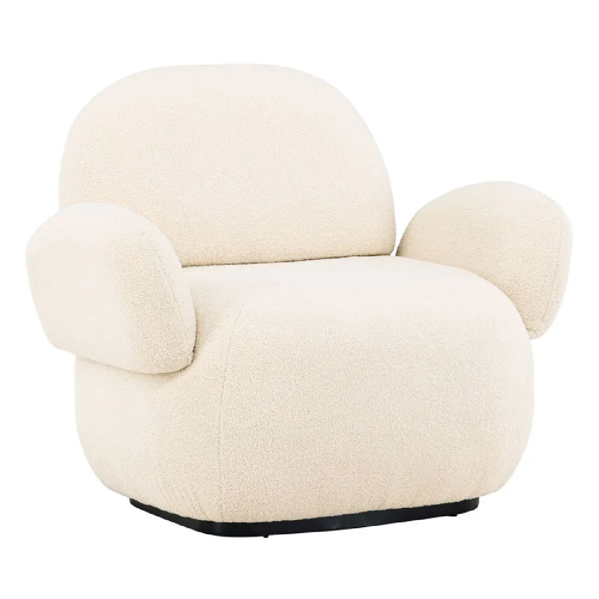 Paris Prix Beige Fauteuil Design Chenille Sevilla