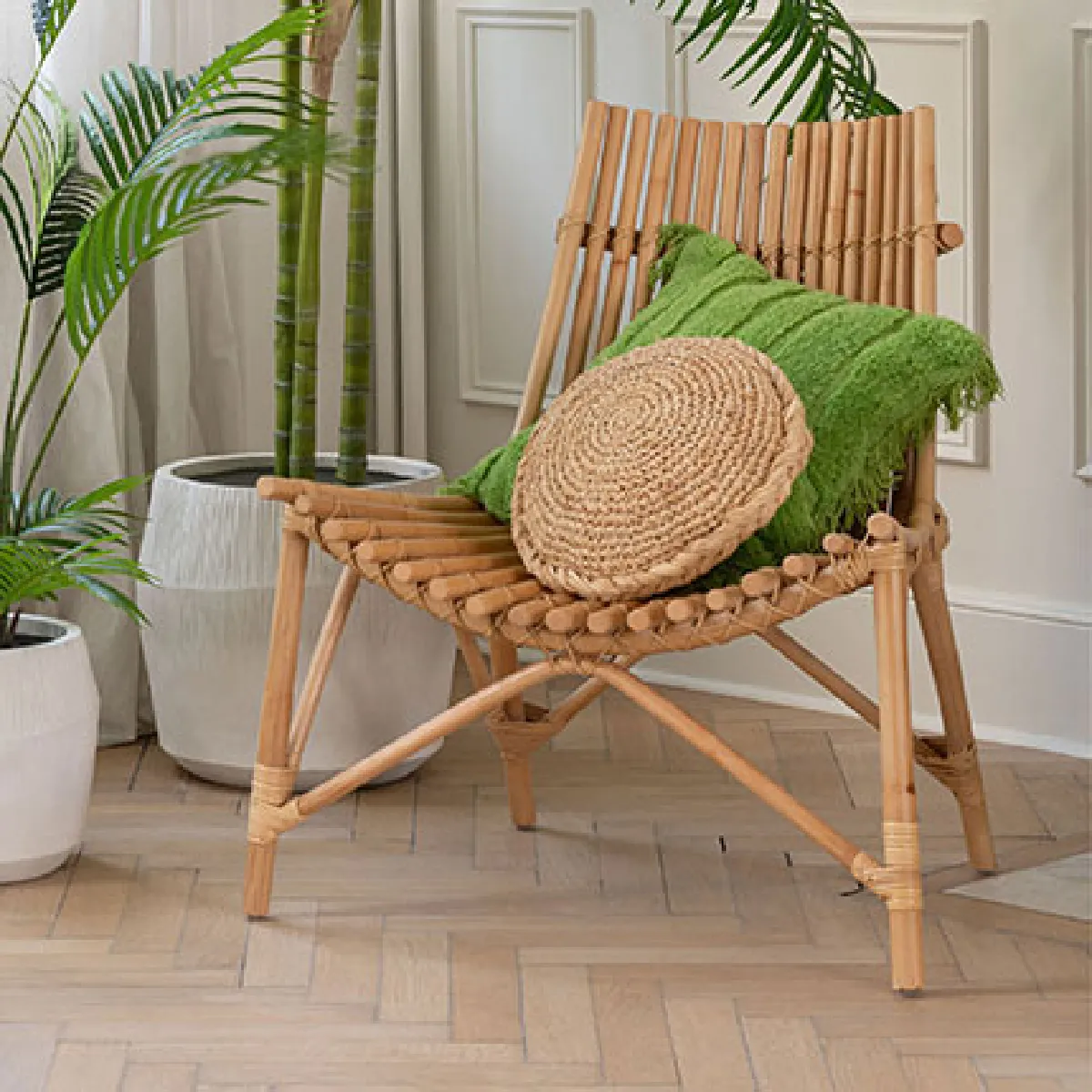 Mes Fauteuil rotin et bambou - Naturel
