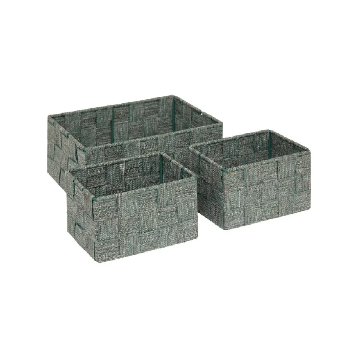 Five Simply Smart Vert Lot De 3 Paniers De Rangement