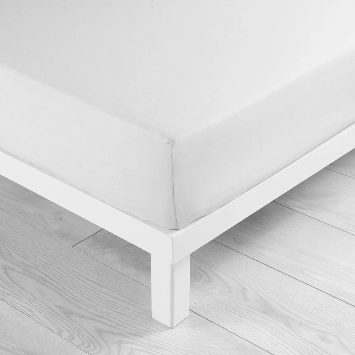 Drap Housse Microfibre Oscar 160x200cm Blanc
