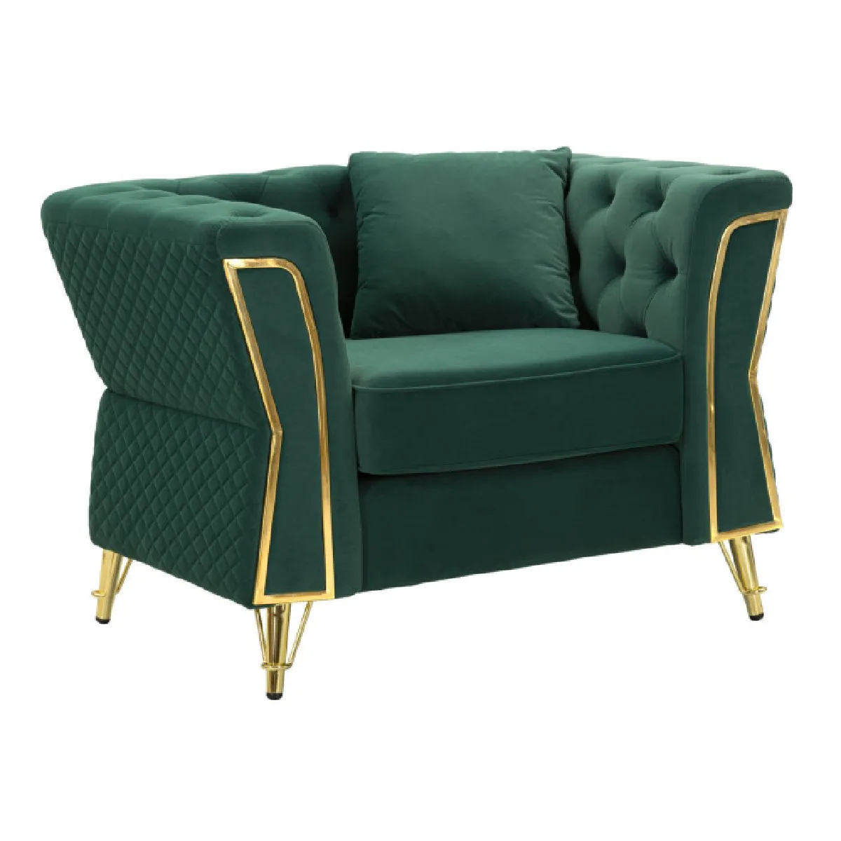 Mauro Ferretti Vert Paris Prix Fauteuil Velours Design