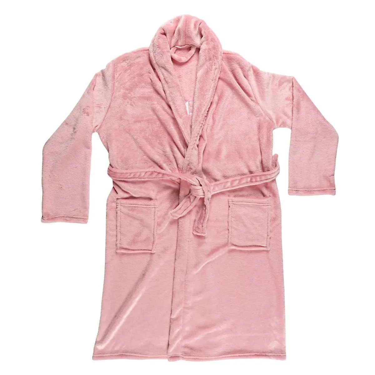Robe de Chambre Sherpa Flemme de Ouf Rose