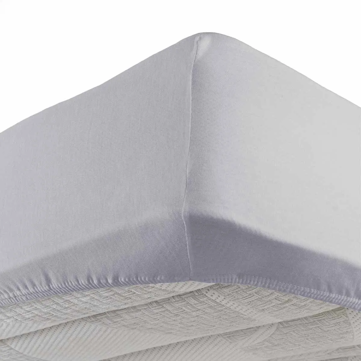 DOUCEUR D INTERIEUR Drap Housse Jersy 160x200cm Galet
