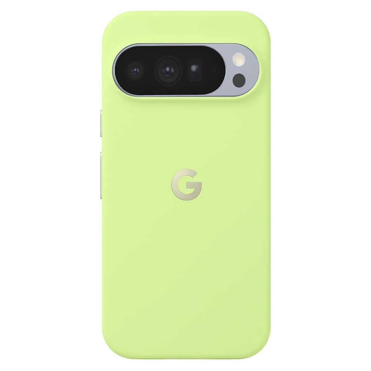 Google Vert Coque Pour Pixel 10 / Pixel 10 Pro En Silicone Souple Eco-Conception Citron