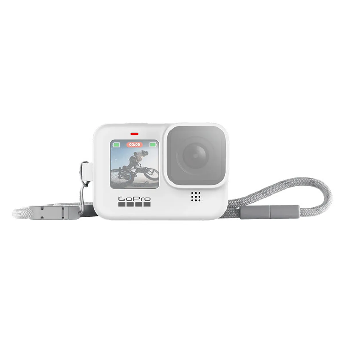Gopro Blanc Housse Et Cordon Caméra Sport