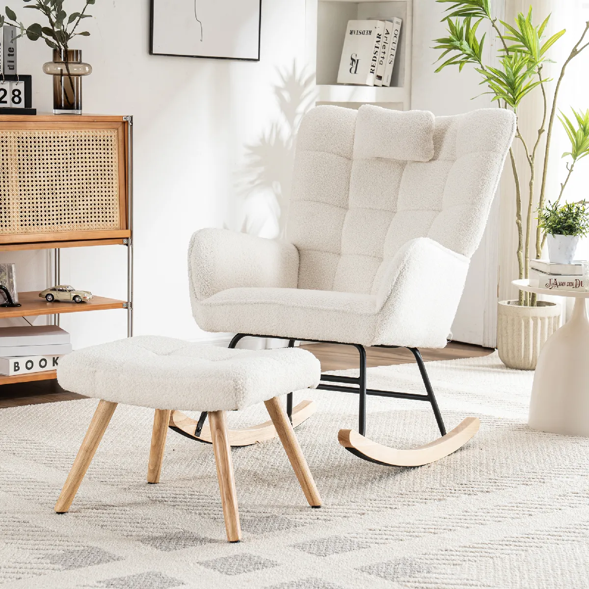 Blossom paris Fauteuil à bascule - Blanc