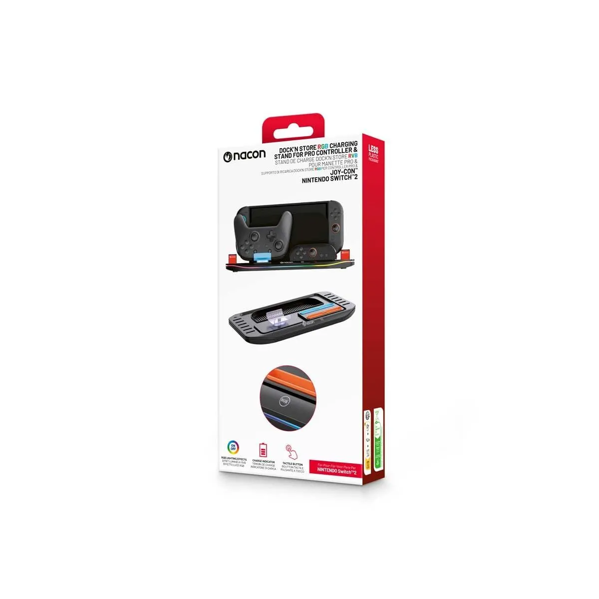 Nacon Bigben Charger 4 Joy-Con + Pro Controller + Console Switch 2 - Image 4