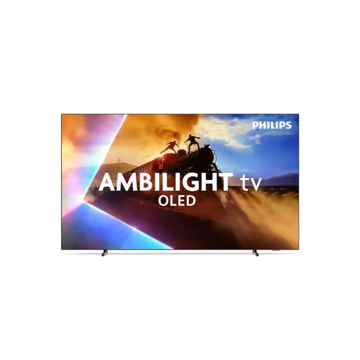 TV OLED Ambilight Philips 77OLED760 194 cm 4K UHD 2025 Gris métal