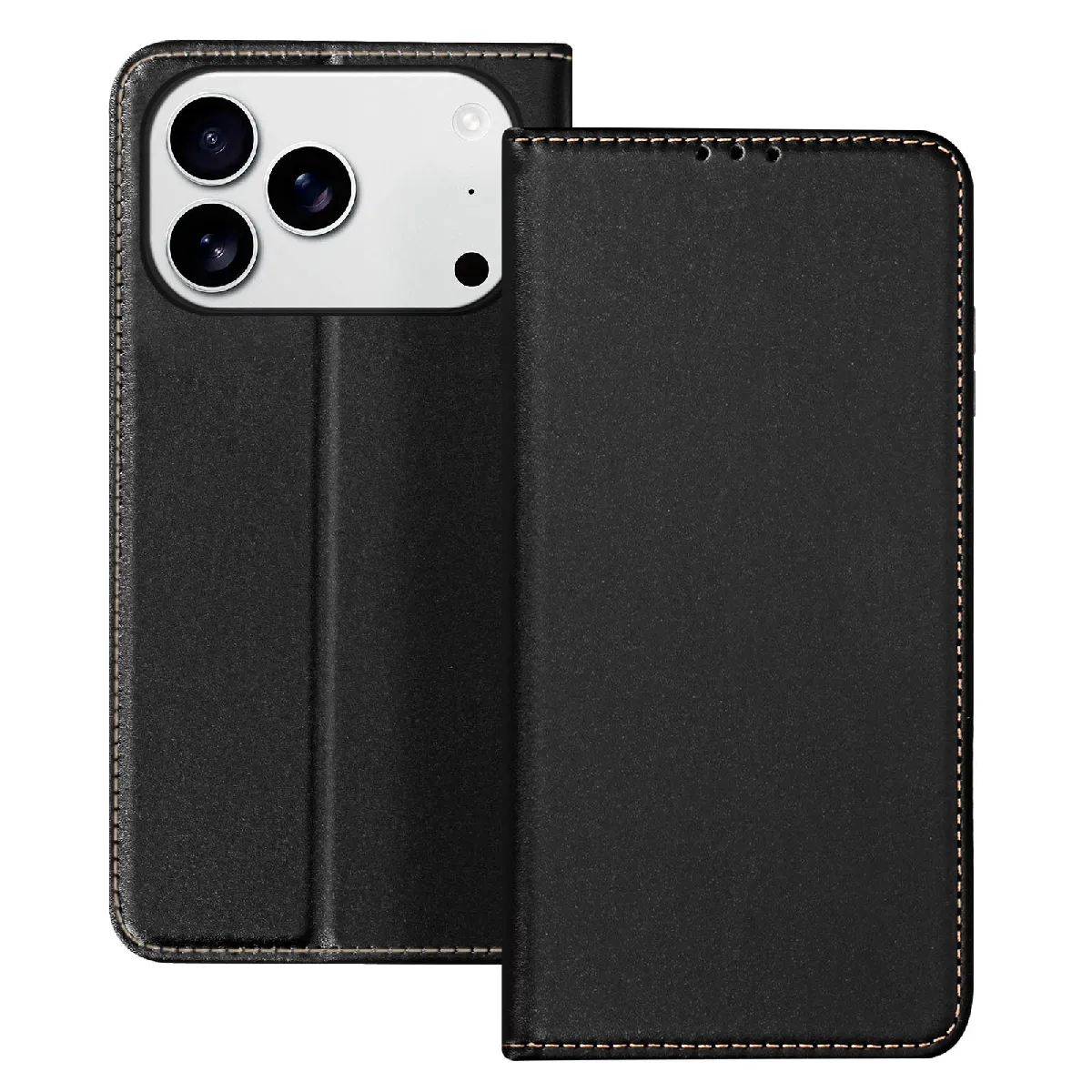 Avizar Noir Étui Folio Pour Iphone 17 Pro Max Avec Portes-Cartes Et Fonction Stand - Neuf - Image 2