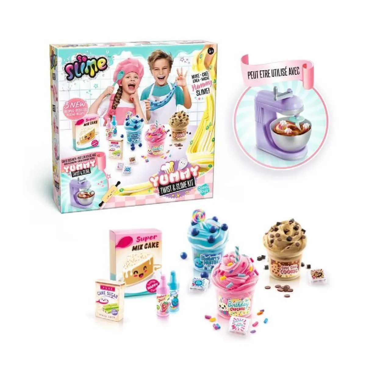 Canal Toys Multicolore Slime Twist Yummy Kit - Image 2