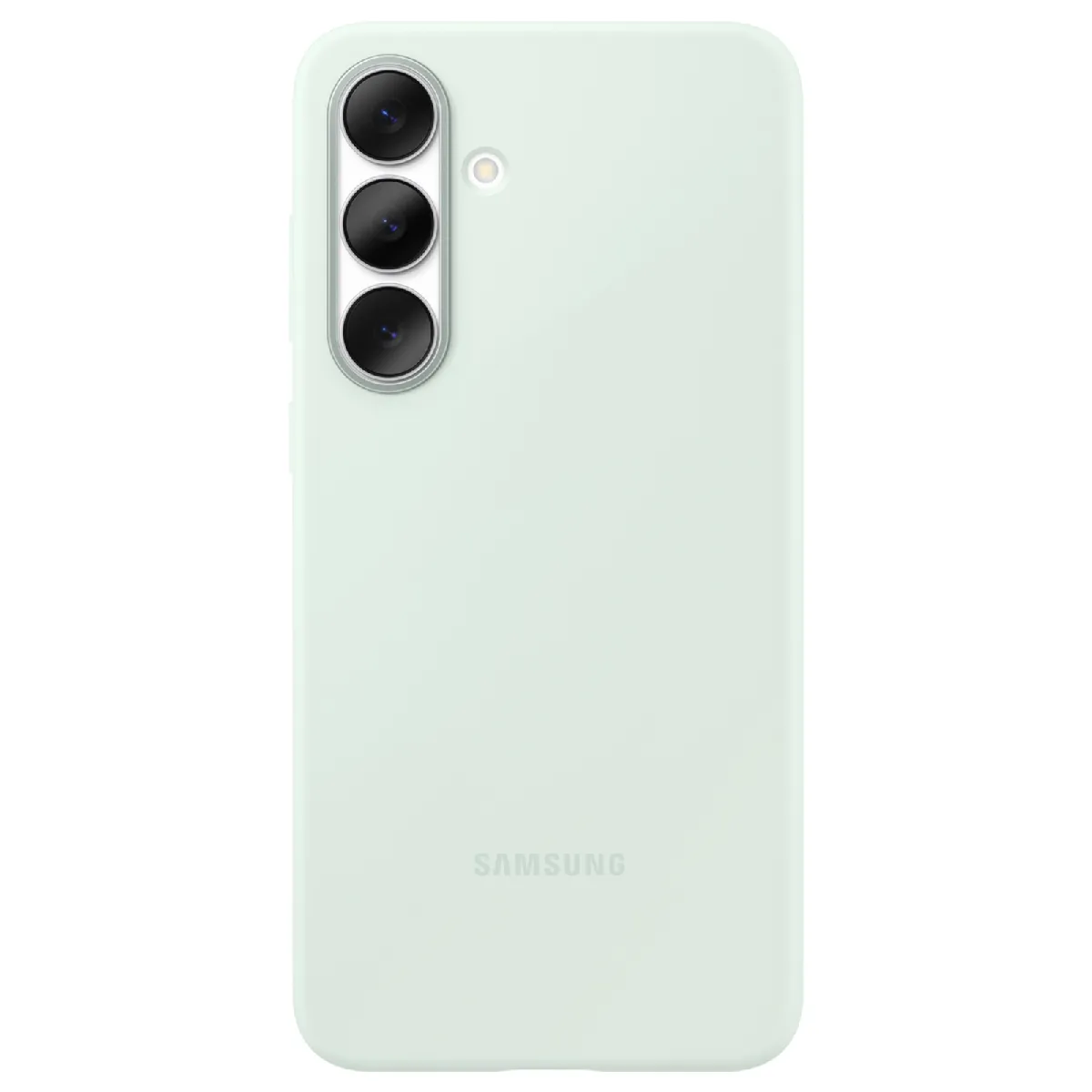 Samsung Coque pour Galaxy S25 FE en Silicone SoftTouch Ultra-fine 1.5mm Vert Menthe