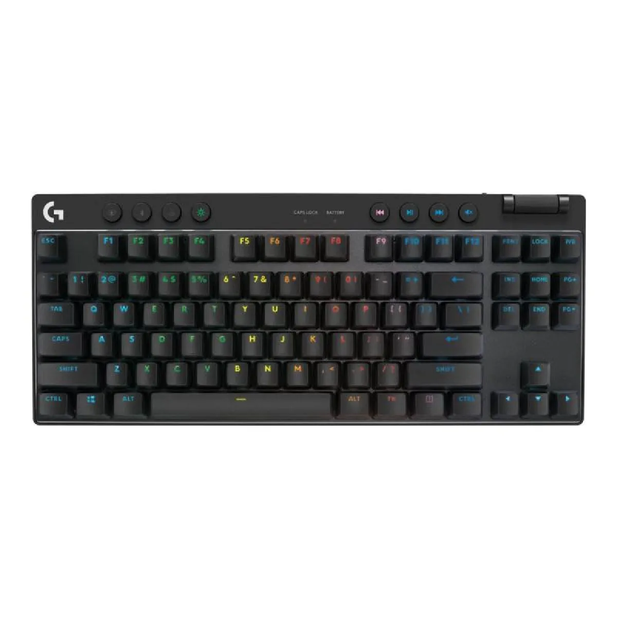 Logitech G PRO X TKL LIGHTSPEED Tactile US INTL - vue 3