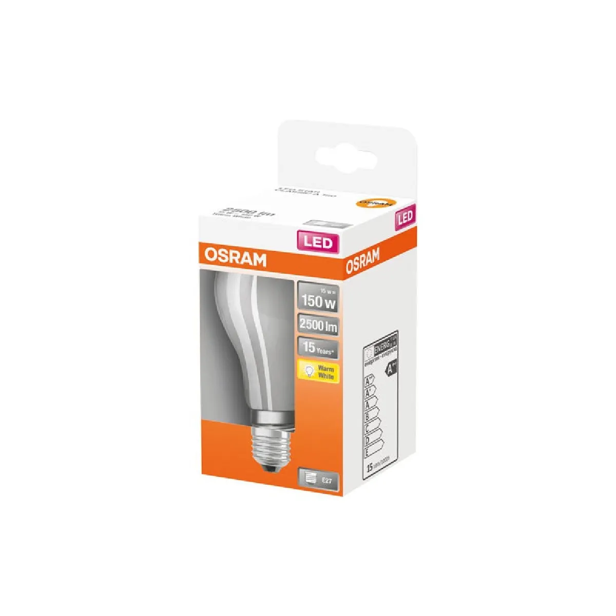 OSRAM LED EEK A++ (A+++ - G) E27 Glühlampenform 15W Warmblanc (Ø x L) 70.0mm x 126.0mm 1St.