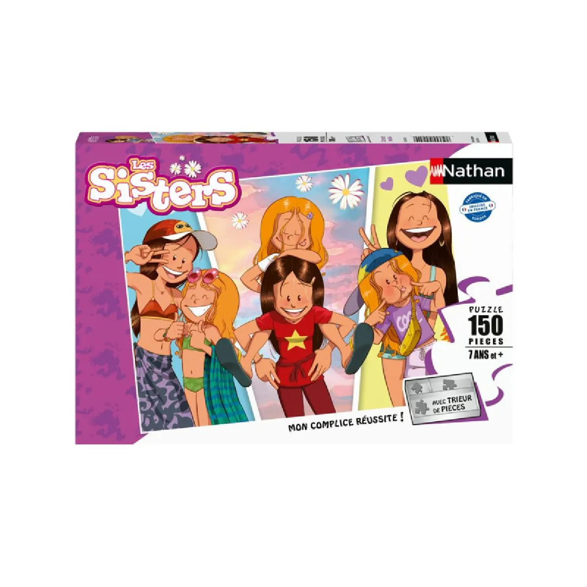 Puzzle 150 pièces Nathan C’est parti mon kiwi Les Sisters
