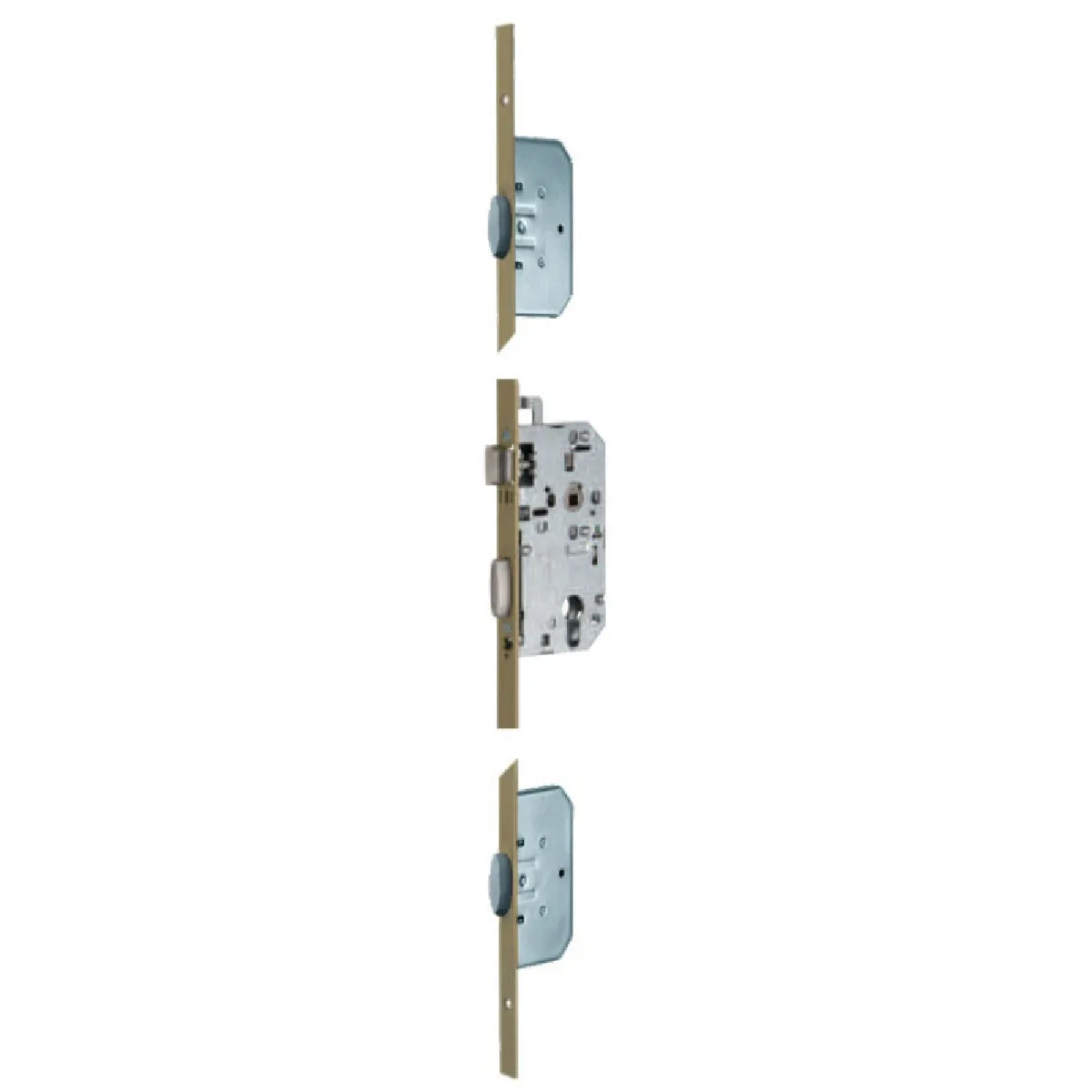 Vachette Serrure Multipoints À Larder 3 Points - Têtière 18 Mm