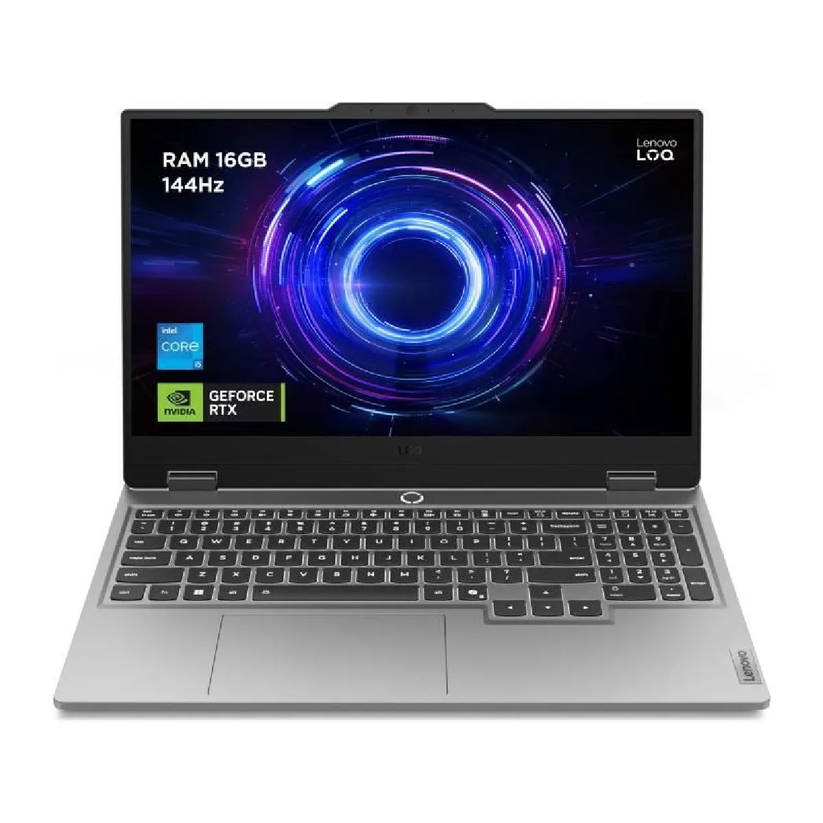 PC portable Gamer LENOVO LOQ 15IRX10 Sans Windows 15 FHD 144hz Core i5 13450HX RTX 5050 RAM SSD - vue 2