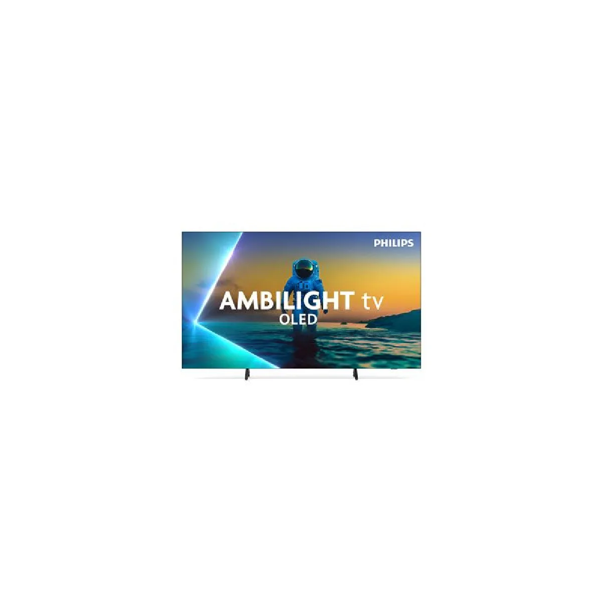 TV OLED Ambilight Philips 77OLED810 194 cm 4K UHD 2025 métal - vue 8