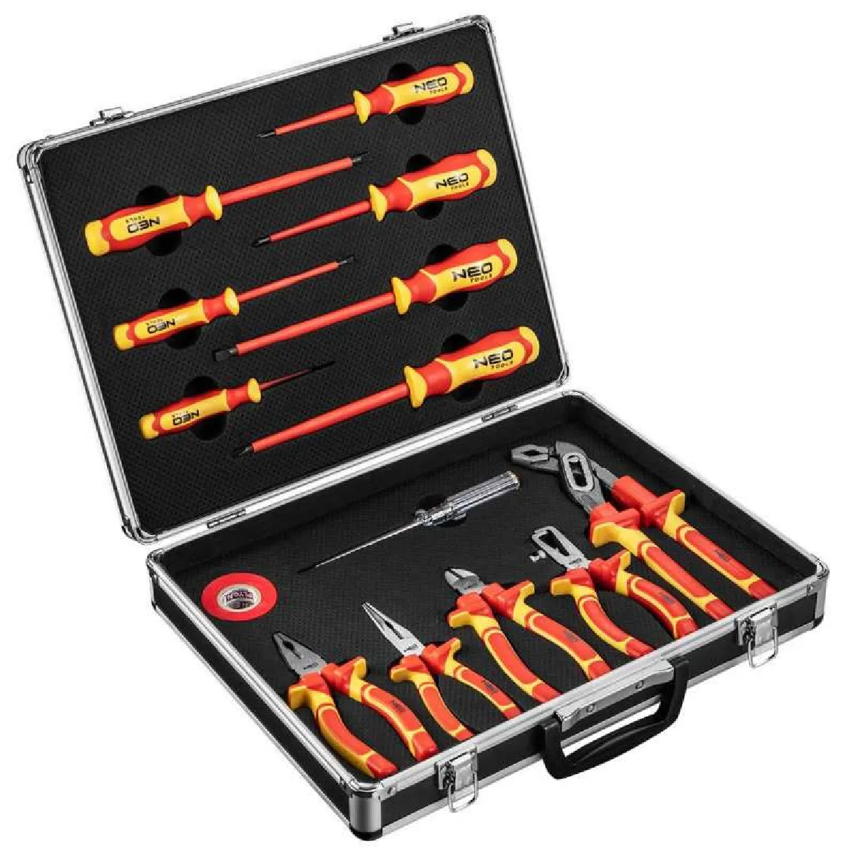 Neo Tools Coffret Tournevis Et Pinces - Graphite