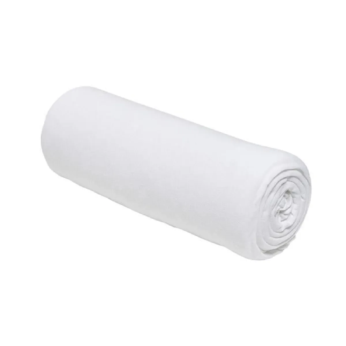 Drap housse Essential - 160 x 200+25 cm - 1 personne - 100% Coton jersey - Craie
