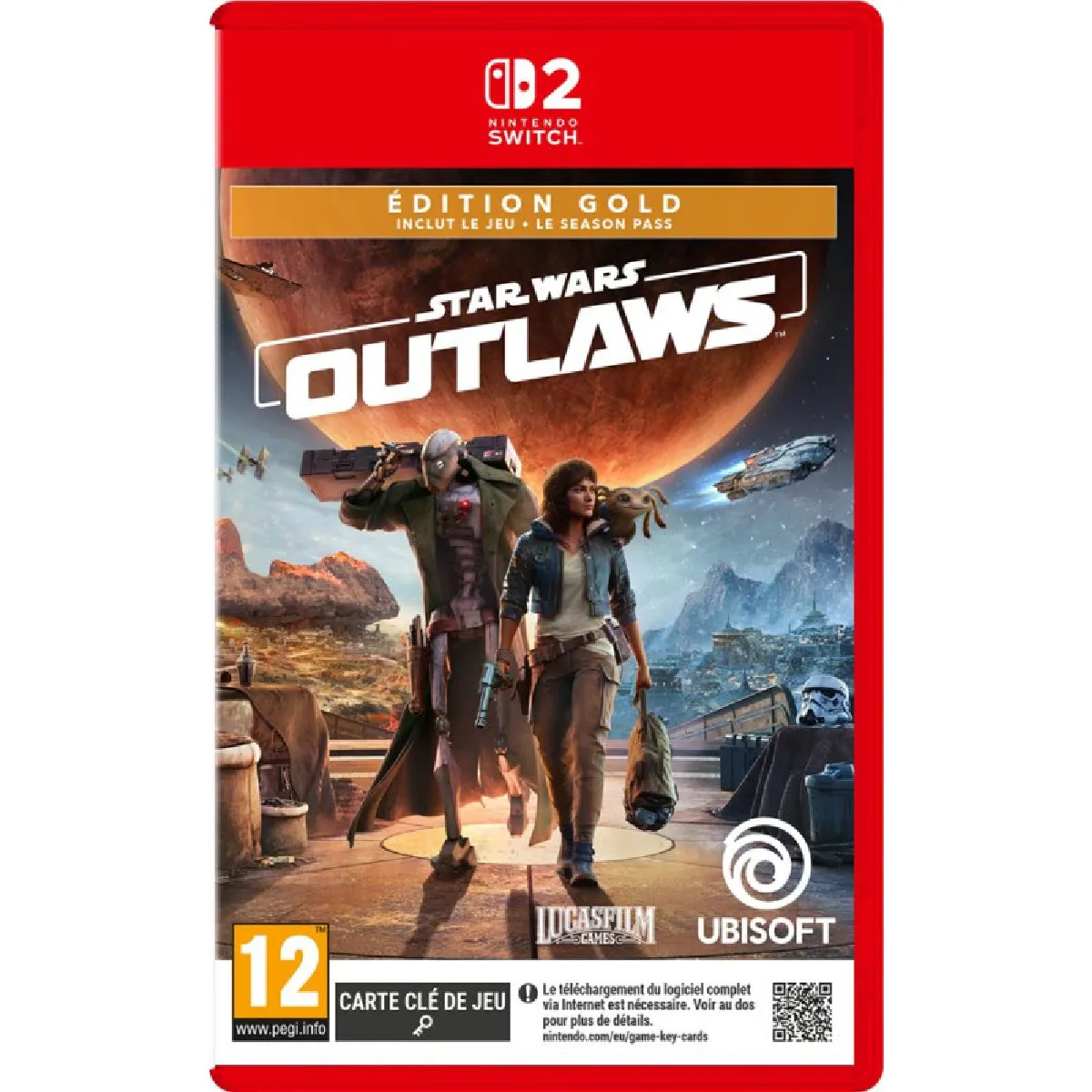 Star Wars Outlaws Edition Gold Nintendo Switch 2