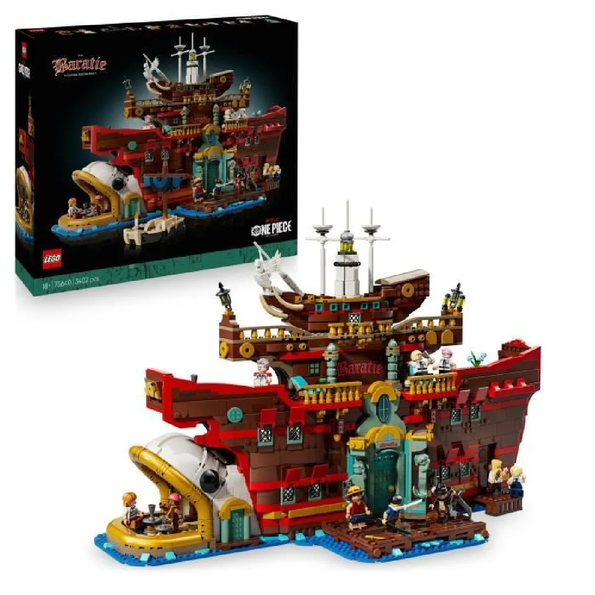 LEGO One Piece 75640 Le Restaurant Flottant Baratie LEGO One Piece 75640 Le Restaurant Flottant Baratie