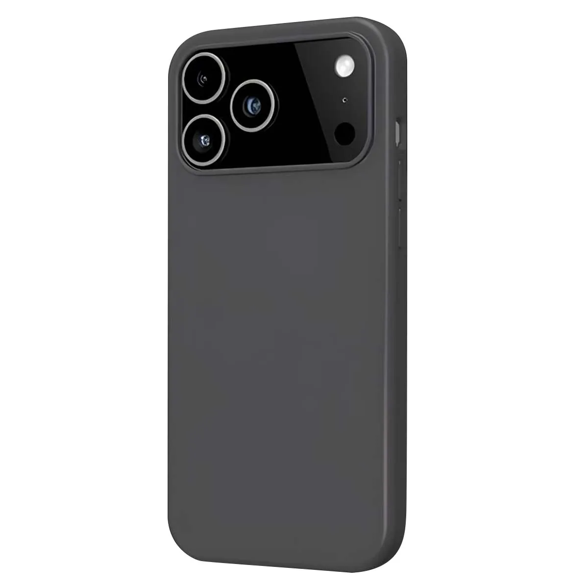 Mw Noir Coque En Silicone Pour Iphone 17 Pro Max Compatible Magsafe - Image 1