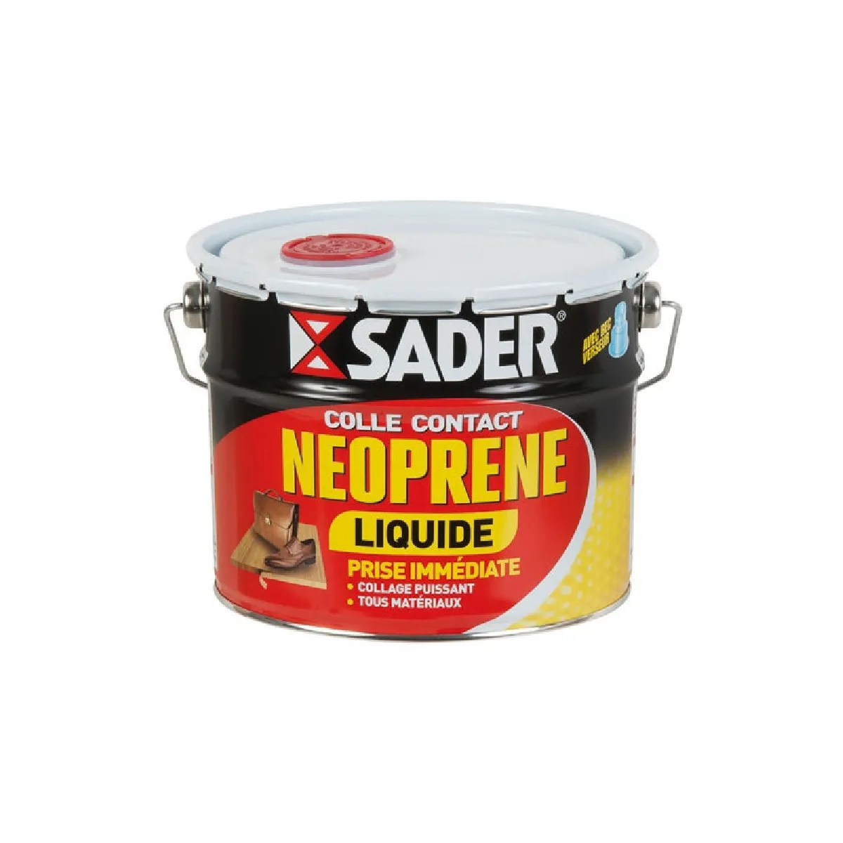 Sader Noir Colle Contact Néoprène