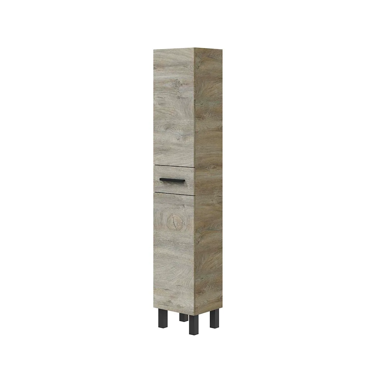 Pegane Colonne De Salle De Bain - Chêne