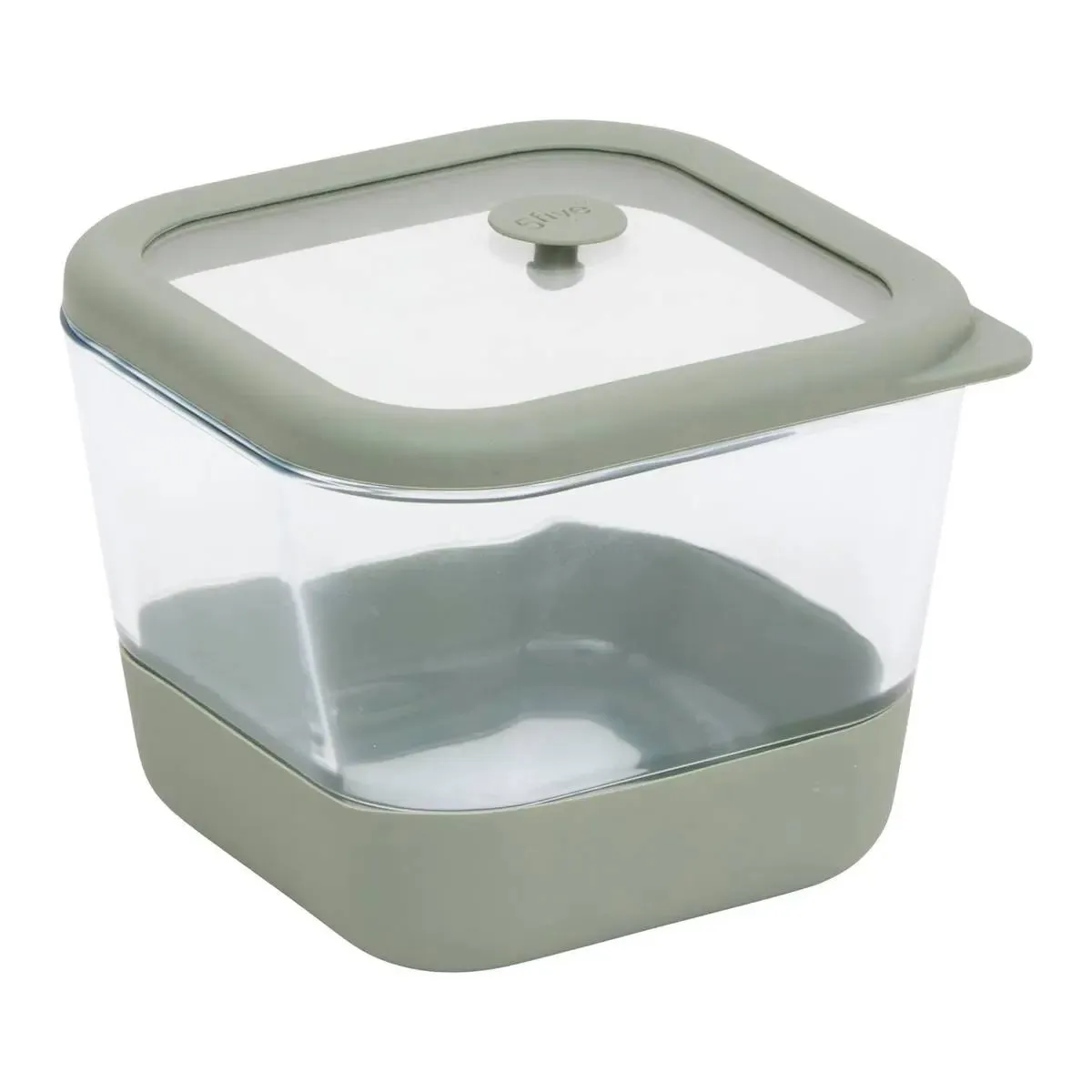 Five Simply Smart Gris Boîte De Conservation Hermétique Siliglass 0,8L