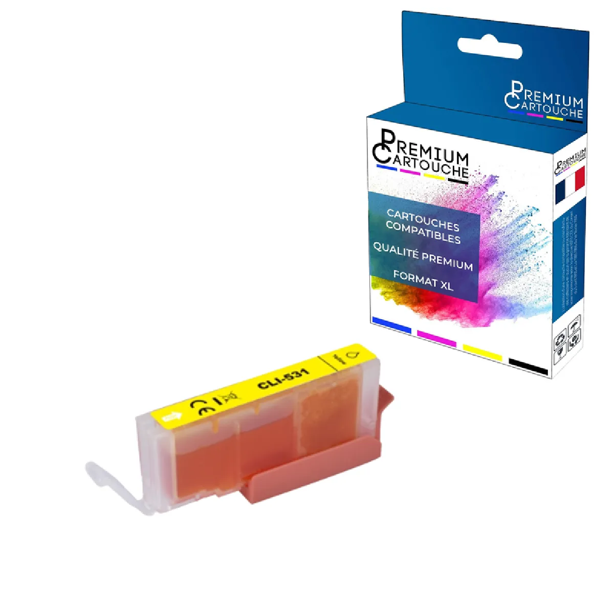 Lot De 15 Cartouches D'encre Compatibles Canon PGI530 & CLI531 XL | Pour Imprimantes Pixma TS Série 8500/8700