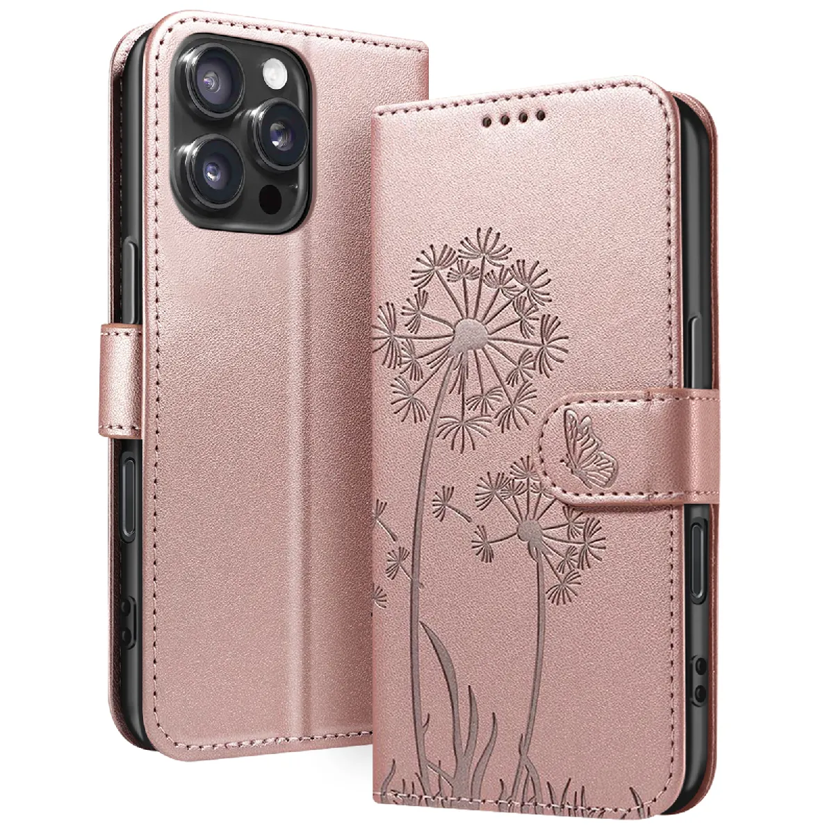 Zanaé Rose Étui Pour Iphone 16 Pro Max Champagne