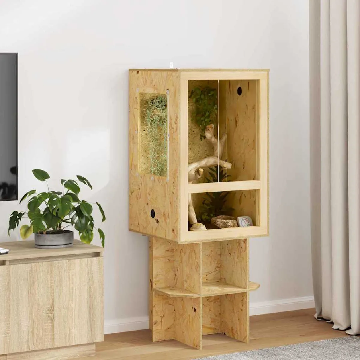 Terrarium VidaXL 50x50x80 cm – OSB