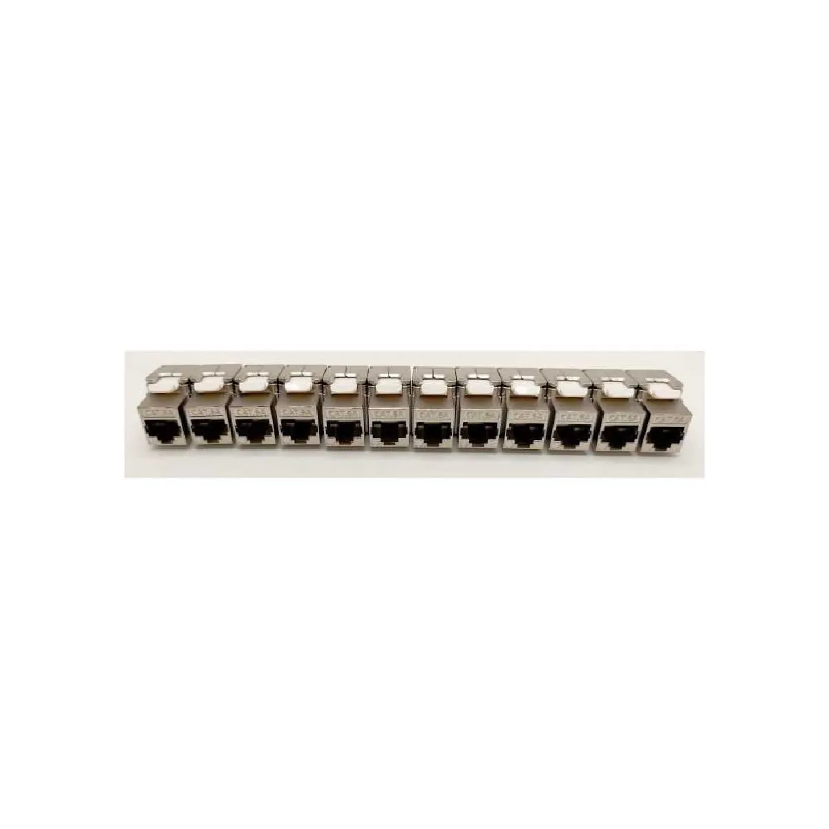 Lineaire Noyaux Keystone Rj45 Cat.6a - 12 Pièces