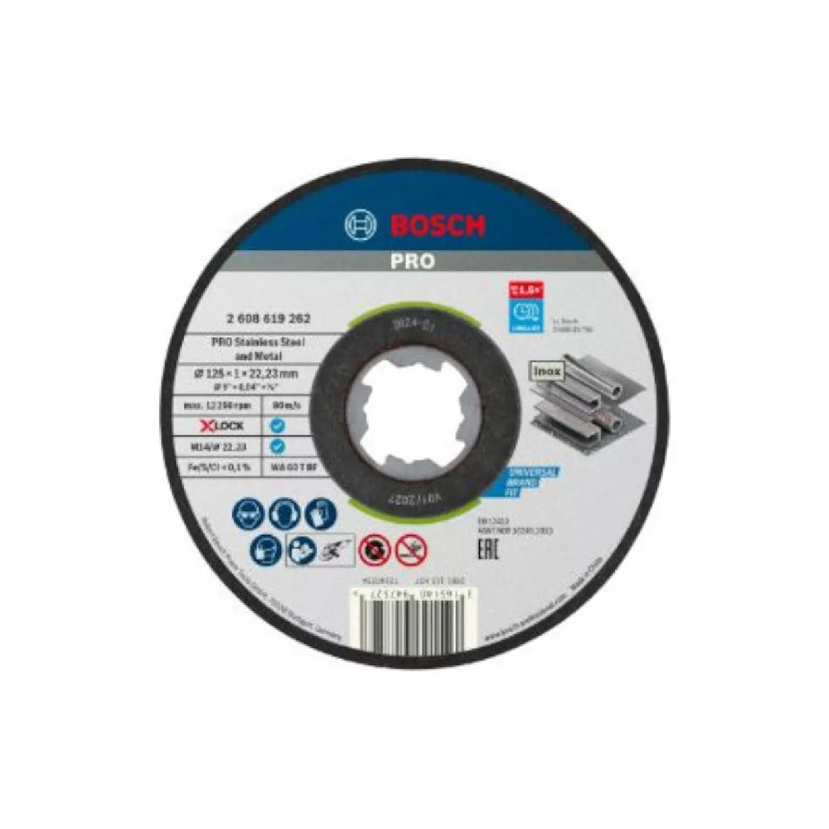 Disque à tronçonner X LOCK Bosch Ø125mm - vue 3