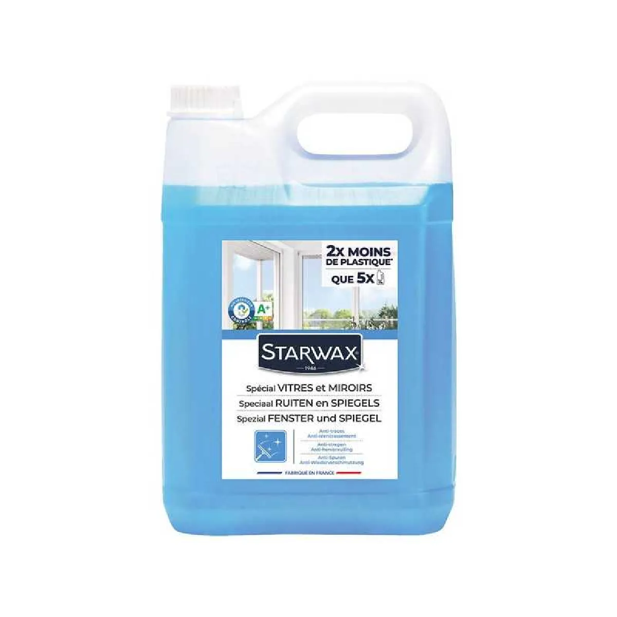 Starwax Nettoyant Vitres Starvitre Alcool - 5 L