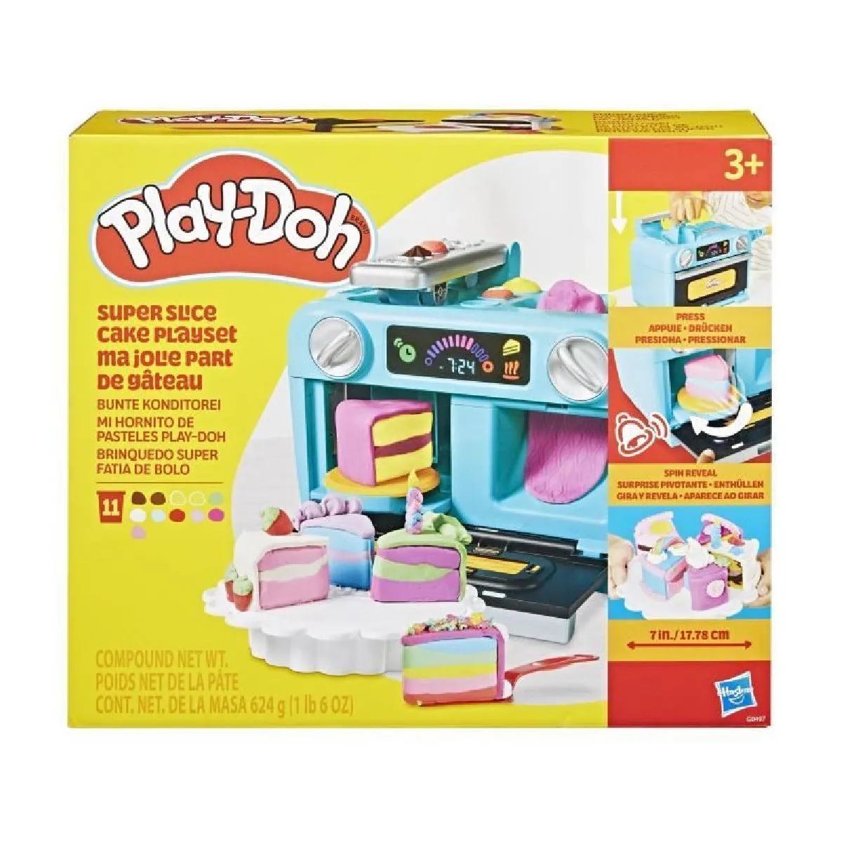 Hasbro Play Doh coffret pâte à modeler gâteau