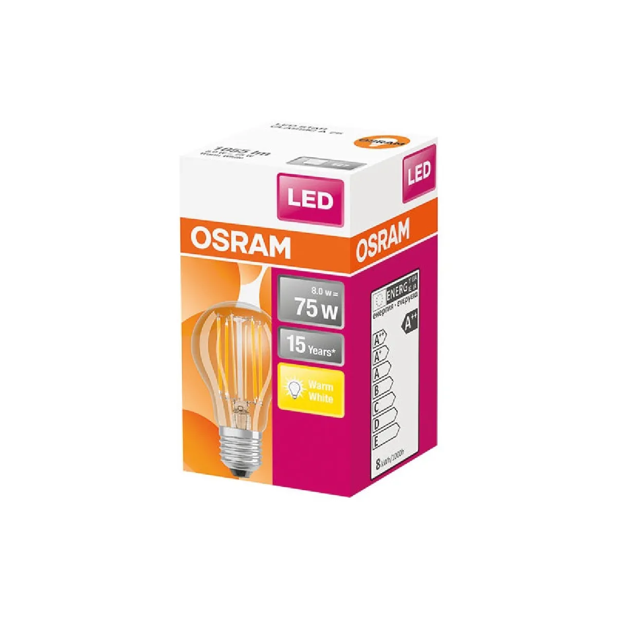 Osram ampoule LED filament E27