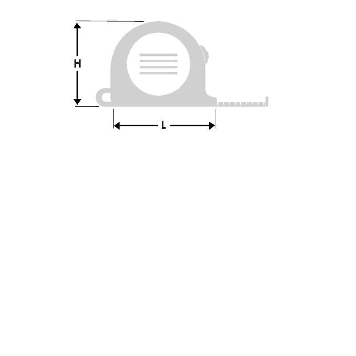 Hanger Mètre Ruban 5 M X 19Mm 'Red Tape' - 100022 - Image 3