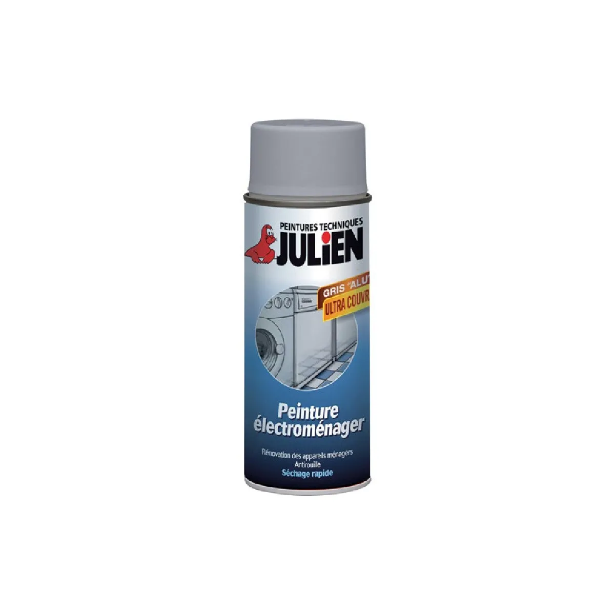 Peinture en aérosol JULIEN décor Gris alu 400 ml