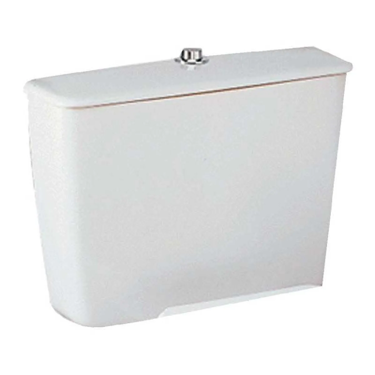 Porcher - Réservoir ASPIRAMBO avec chasse simple blanc en porcelaine vitrifiée 6 L