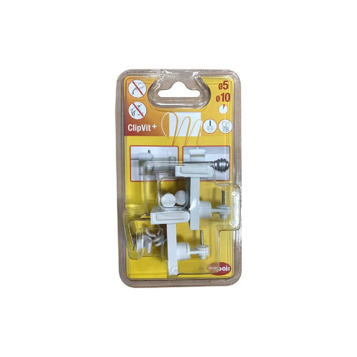 Mobois - Supports à clipser CLIPVIT - Lot de 2 - Image 4