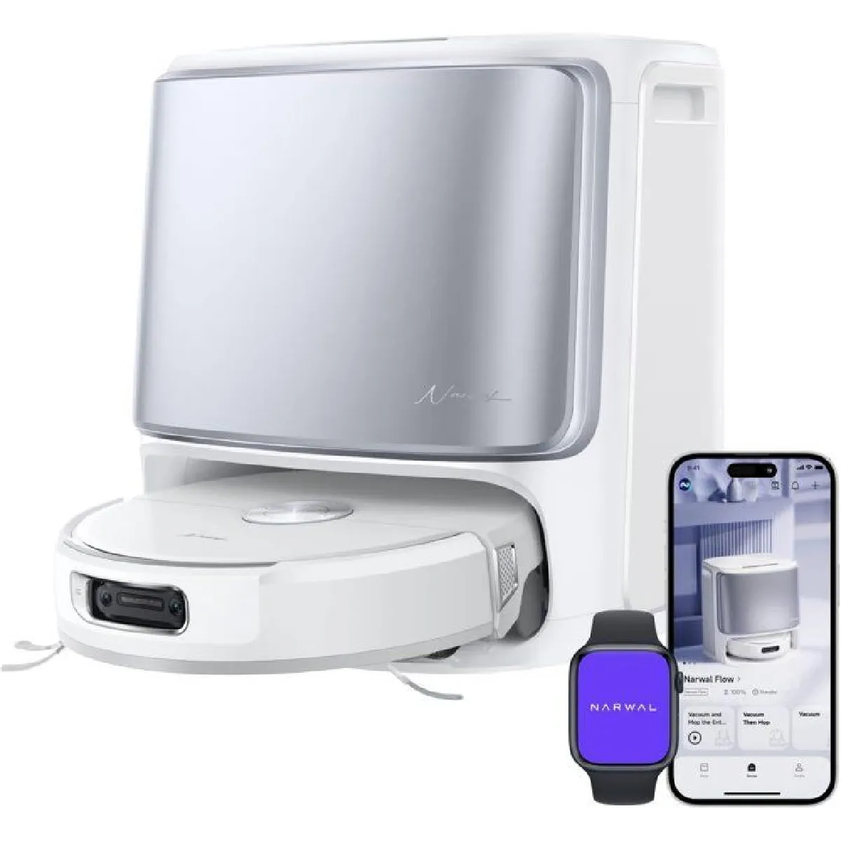 Narwal Fr Narwal Flow Aspirateur Robot Laveur – Packs Combinés Avec Accessoires - Image 4