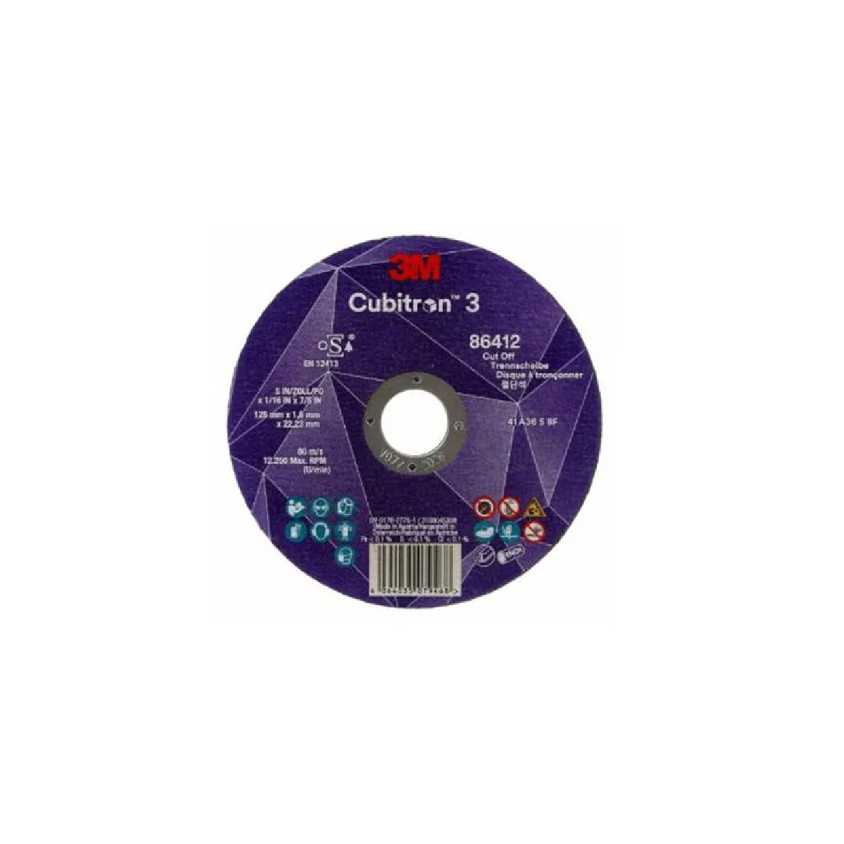3M Disque À Tronçonner Cubitron Iii 230X2x22,2M - 88732C3 - Image 2