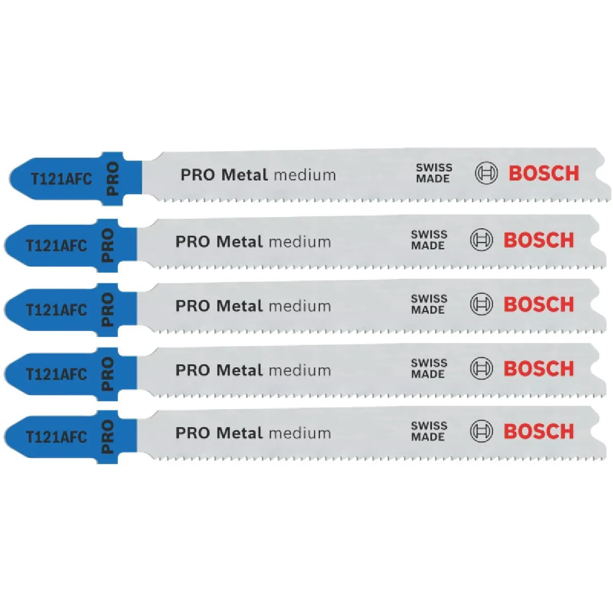 Lot de 2 lames coupe fine et nette BOSCH T218a pour métal moyen - vue 3